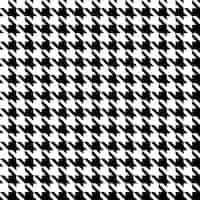 Vecteur gratuit arrière-plan de conception de motif pied-de-poule en noir et blanc