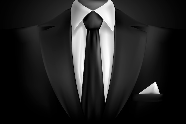 Vecteur gratuit arrière-plan de costume de luxe réaliste