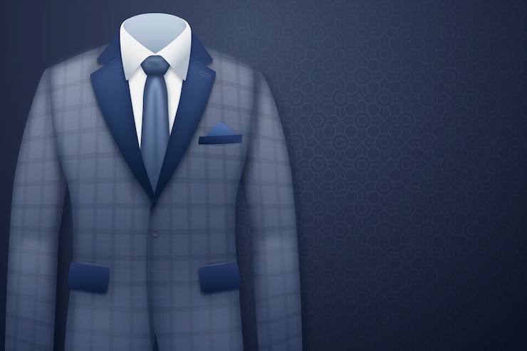 Vecteur gratuit arrière-plan d'un costume réaliste