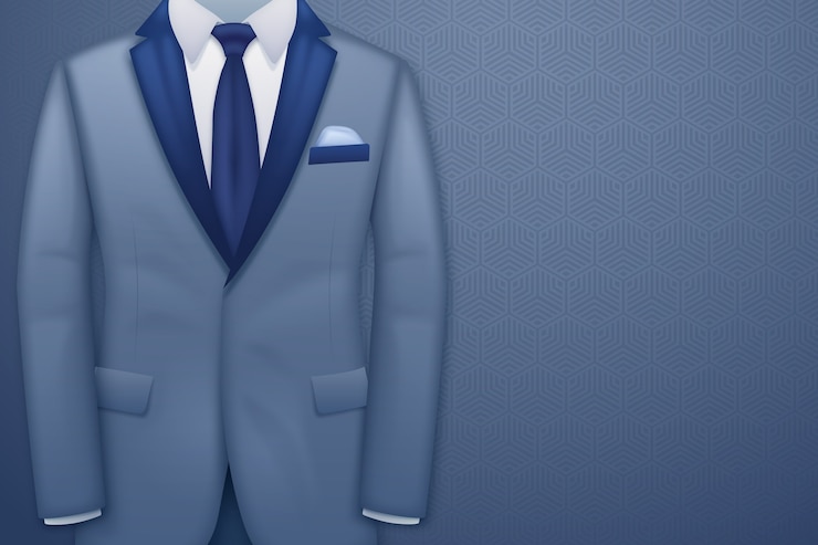Vecteur gratuit arrière-plan d'un costume réaliste