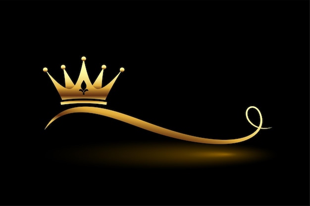 Vecteur gratuit arrière-plan de couronne dorée pour ajouter une touche de royauté dans la conception