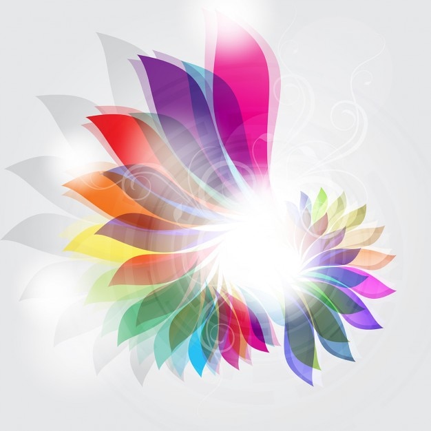 Vecteur gratuit arrière-plan décoratif avec un design floral abstrait