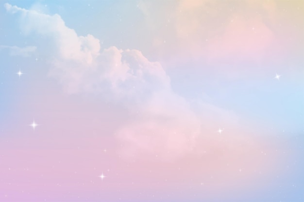 Arrière-plan du ciel au gradient pastel