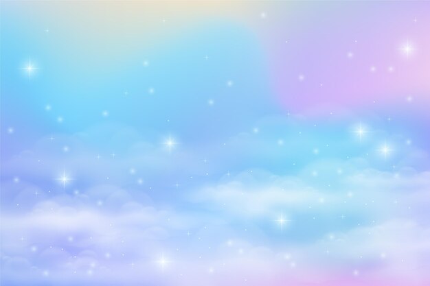 Arrière-plan du ciel au gradient pastel