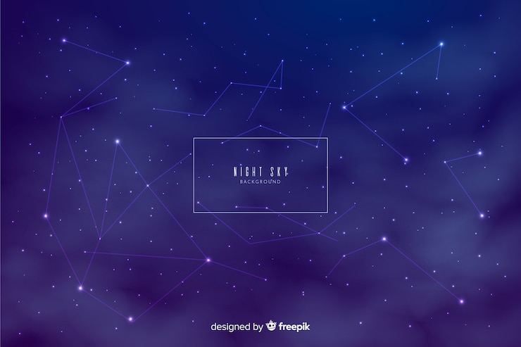 Vecteur gratuit arrière-plan du ciel nocturne
