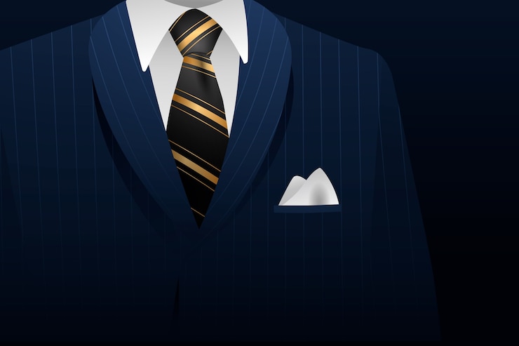 Vecteur gratuit arrière-plan du costume en gradient