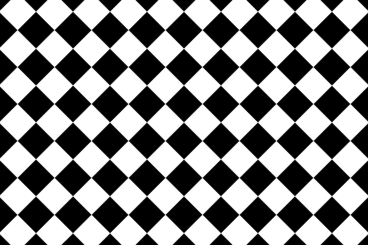 Vecteur gratuit arrière-plan d'échecs à conception plate