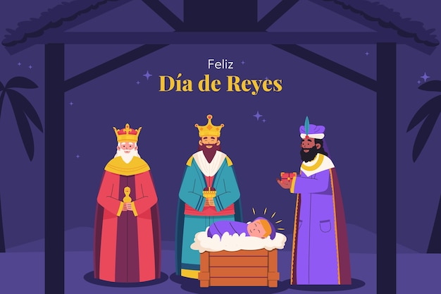 L'arrière-plan De Flat Reyes Magos