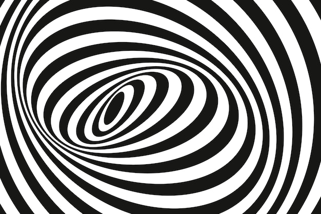 Arrière-plan à forme de cercle spirale plat
