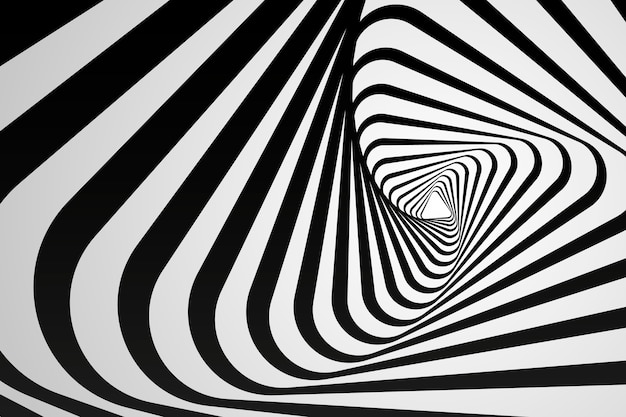 Arrière-plan à forme de cercle spirale plat