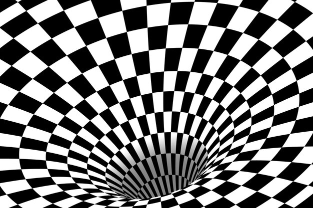 Arrière-plan à forme de cercle spirale plat