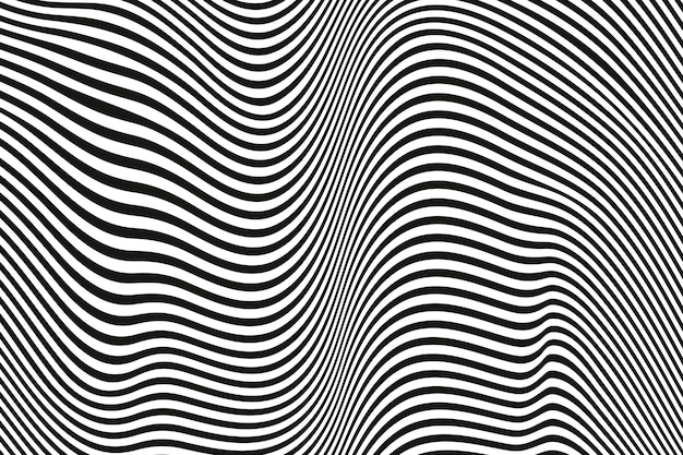 Arrière-plan d'illusion optique à conception plate