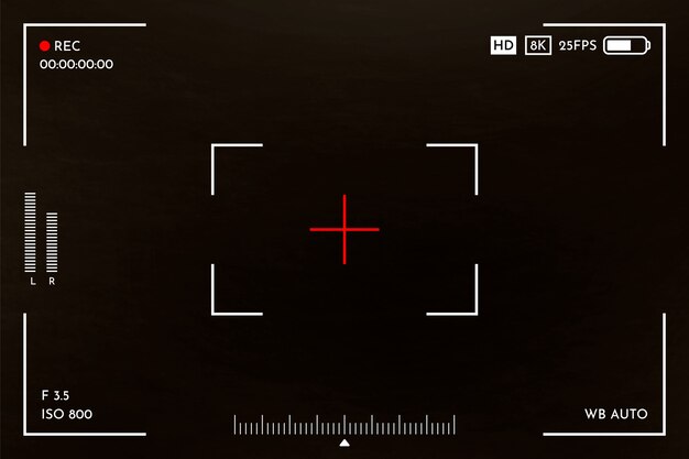 Arrière-plan de l'interface rec de conception plate