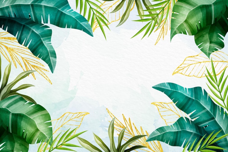 Vecteur gratuit arrière-plan naturel avec une feuille dorée