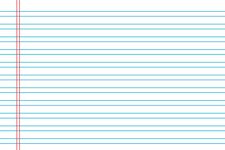 Vecteur gratuit arrière-plan en papier à rayures bleues dessiné à la main