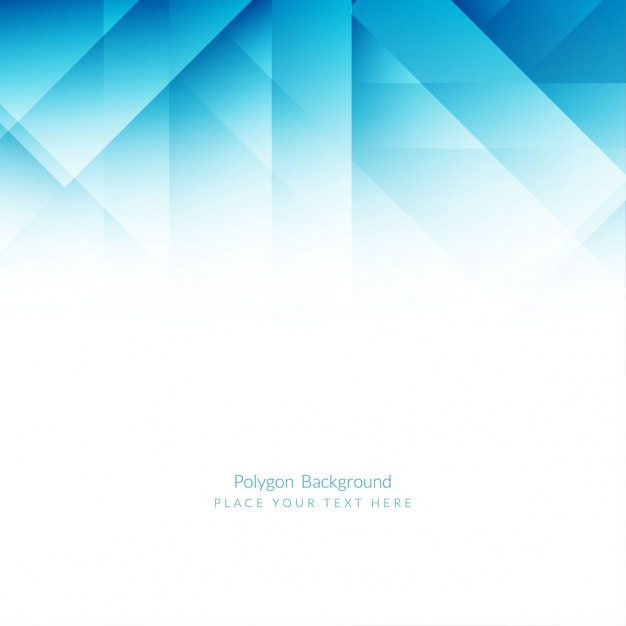 Arrière-plan polygonal bleu