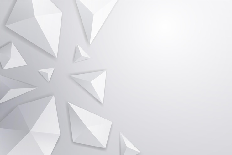 Vecteur gratuit arrière-plan polygonal réaliste