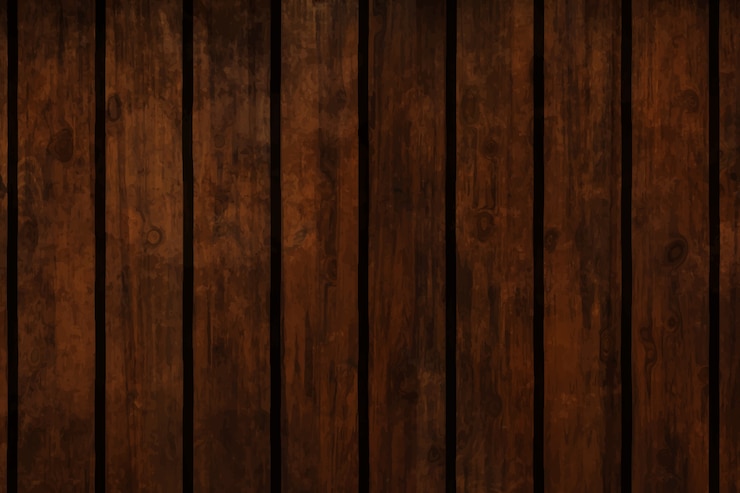 Vecteur gratuit arrière-plan avec une texture de bois réaliste