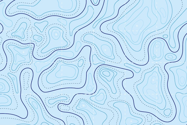 Arrière-plan topographique de la carte