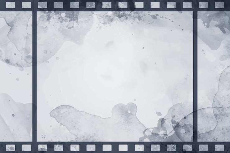 Vecteur gratuit arrière-plan d'un vieux film dessiné à la main