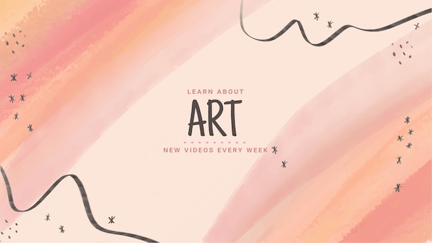 Art Abstrait De La Chaîne Youtube Aquarelle