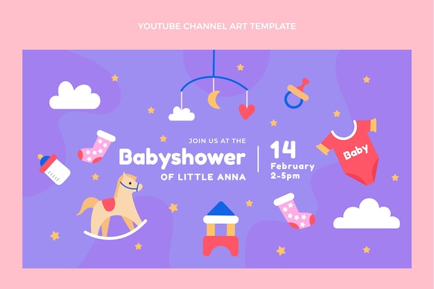 Art de la chaîne youtube babyshower