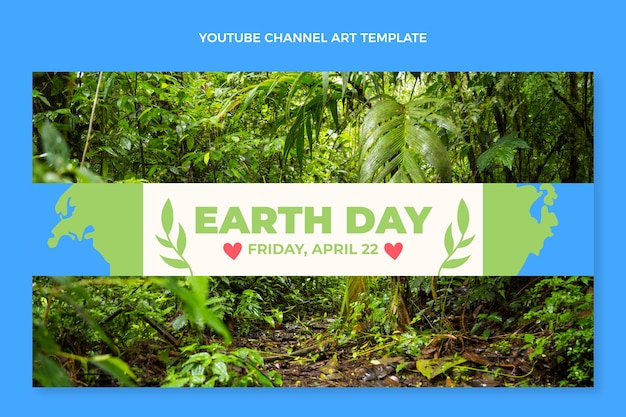 Art de la chaîne youtube du jour de la terre plate