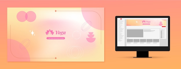 Art de la chaîne Youtube pour la retraite de yoga et le centre de méditation