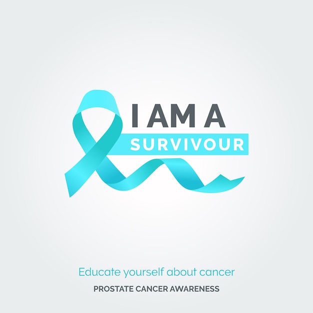 Vecteur gratuit artistry for a cause sensibilisation au cancer de la prostate