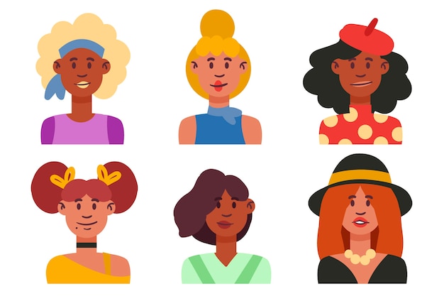 Assortiment D'avatars De Personnes