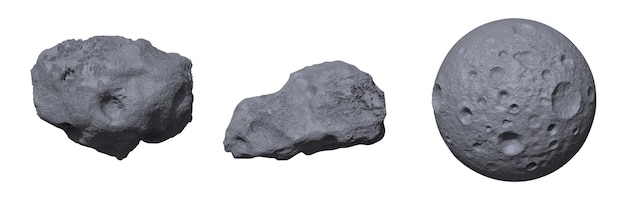 Astéroïdes de pierre Meteor ou space boulder ou rock