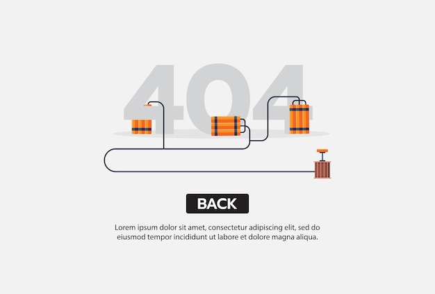 Avertissement de réseau Internet 404 Page d'erreur ou fichier introuvable pour la page Web