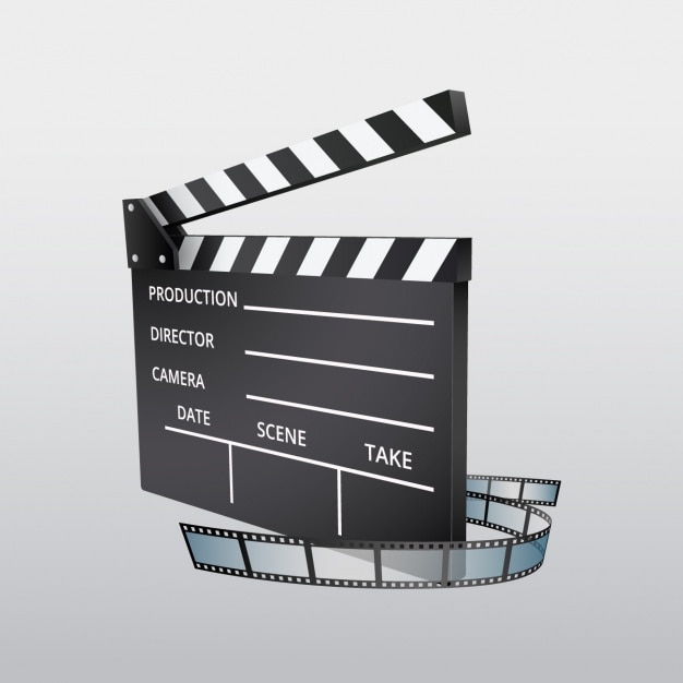 Vecteur gratuit background design clapboard