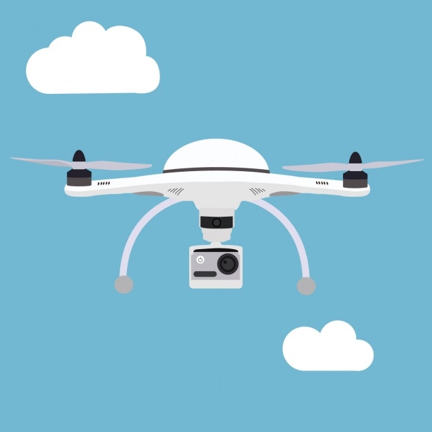 Vecteur gratuit background design drone