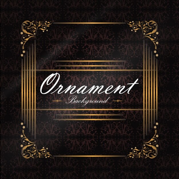 Vecteur gratuit background design ornemental