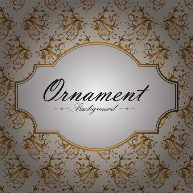 Vecteur gratuit background design ornemental