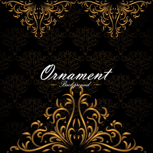 Vecteur gratuit background design ornemental