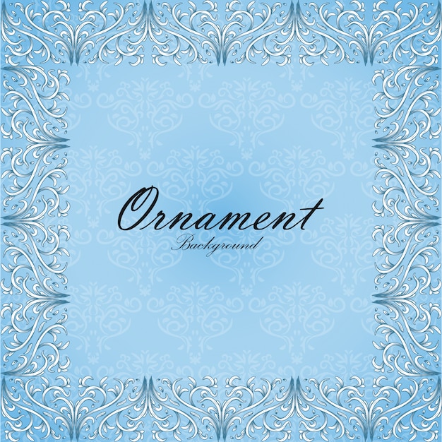 Vecteur gratuit background design ornemental