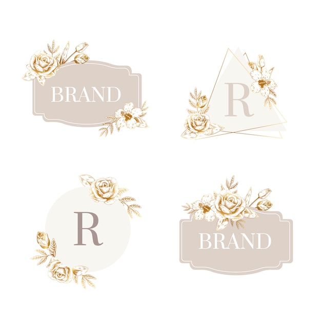 Badge floral
