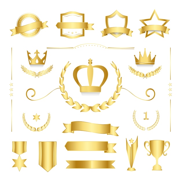 Badge de qualité Premium et vecteurs de collection de bannière