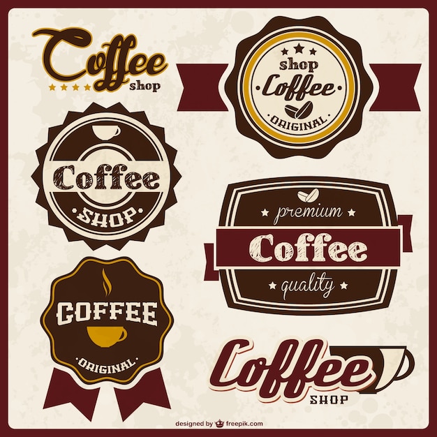 Badges De La Qualité Du Café