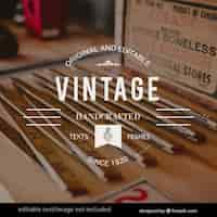 Vecteur gratuit badges vintage