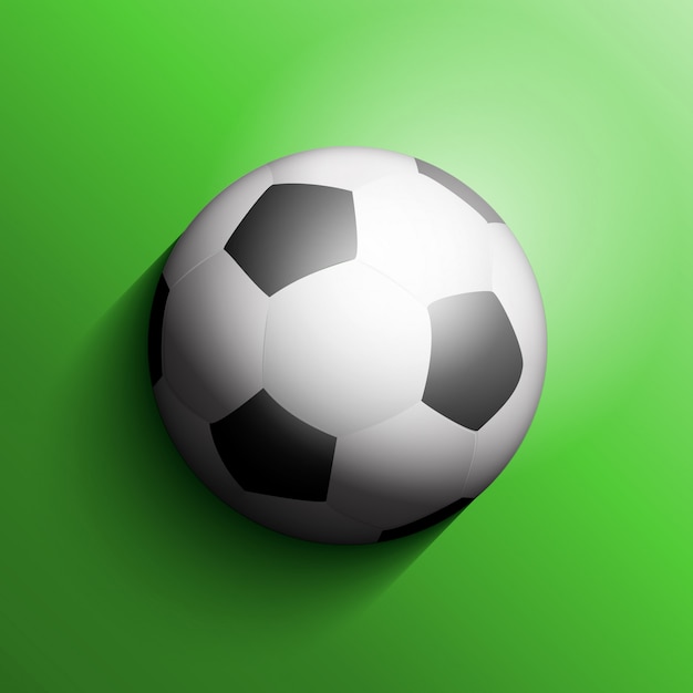 Vecteur gratuit ballon de football ou fond de football