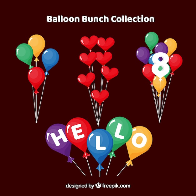 Ballons décoratifs mignons et colorés