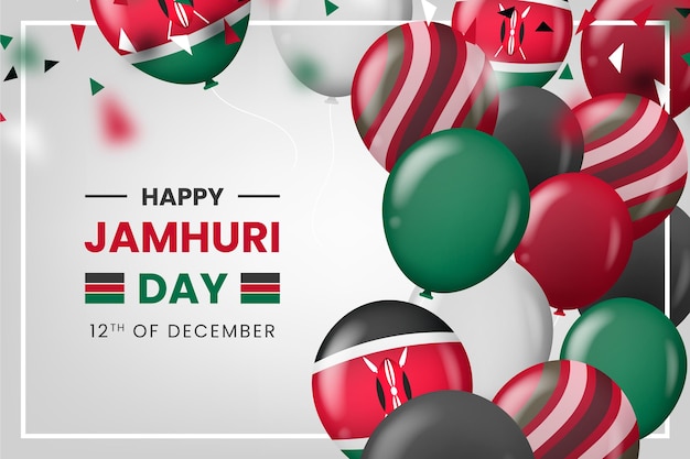 Ballons réalistes Jamhuri day