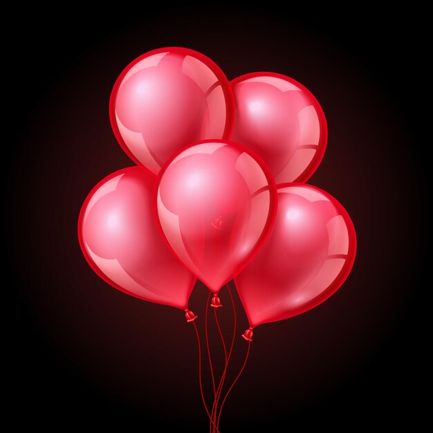 Ballons Rouges Festifs