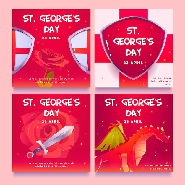 Bande Dessinée St. Collection De Posts Instagram De George's Day
