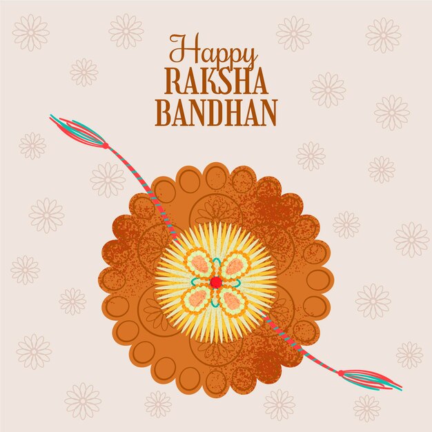 Bandhan raksha dessiné à la main