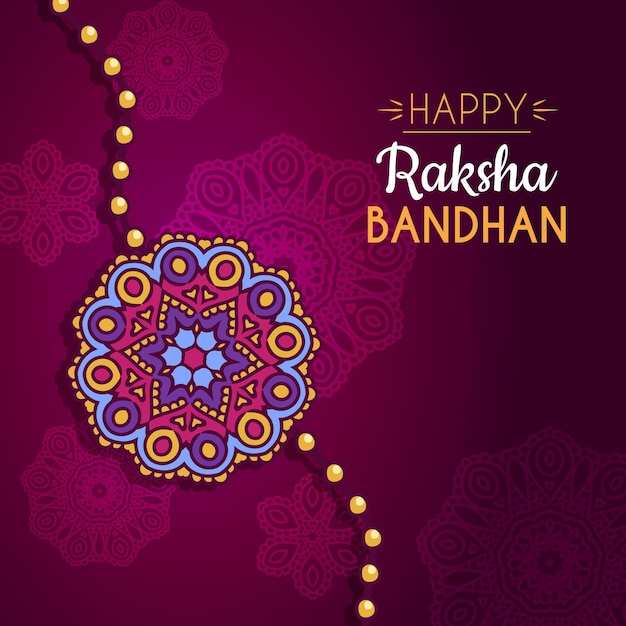 Bandhan Raksha Dessiné à La Main