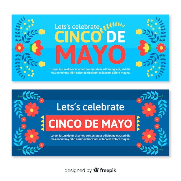 Bannière De Cinco De Mayo